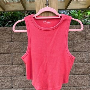 Aerie Orange Pink Cropped Tank